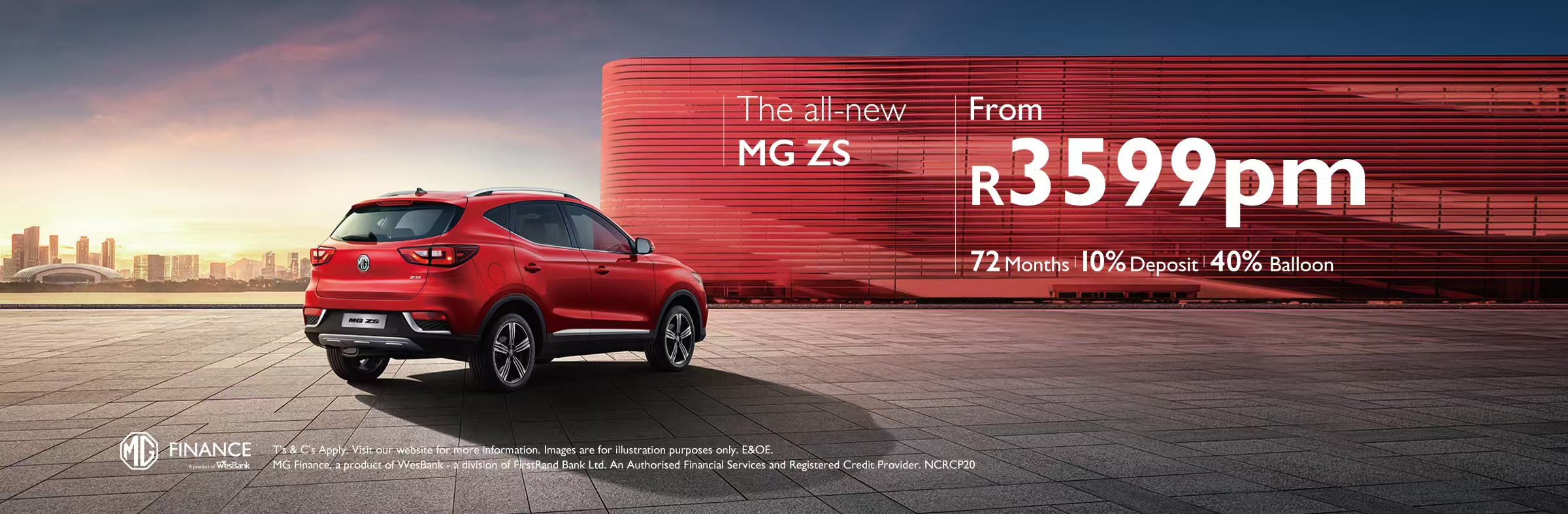 MG ZS Hero Banner