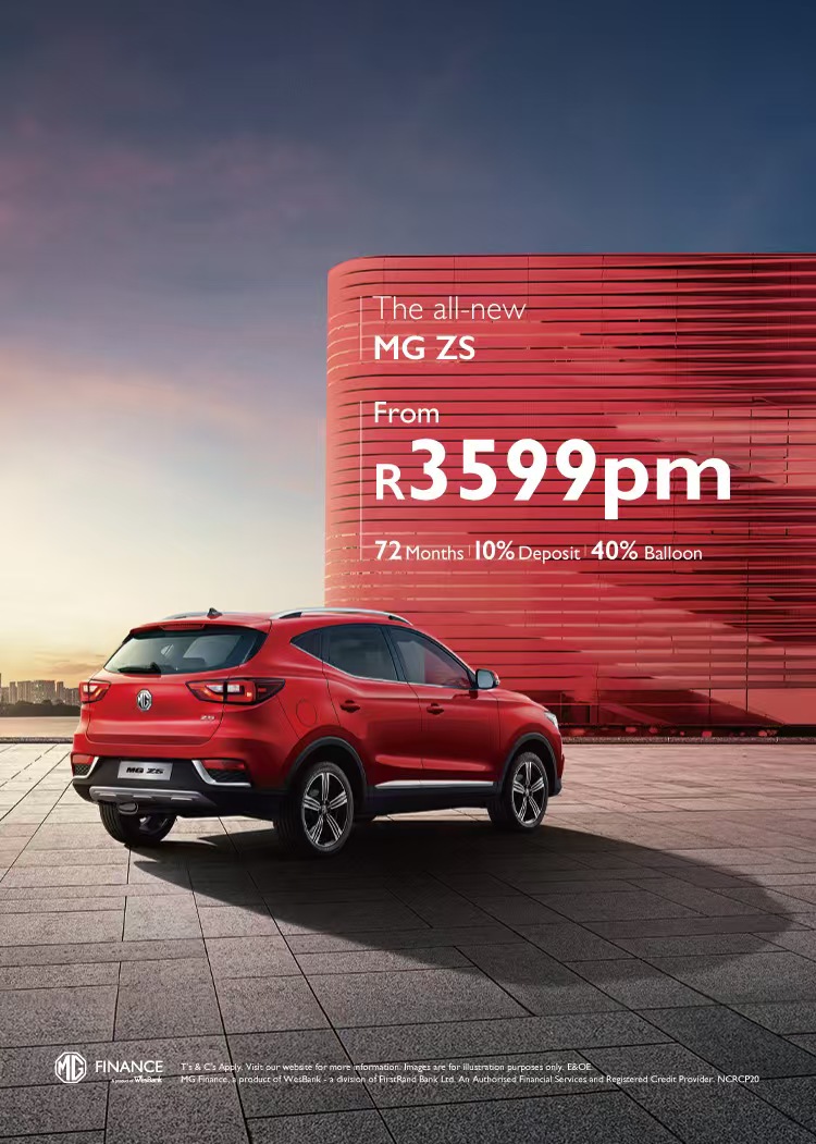 MG ZS Hero Banner