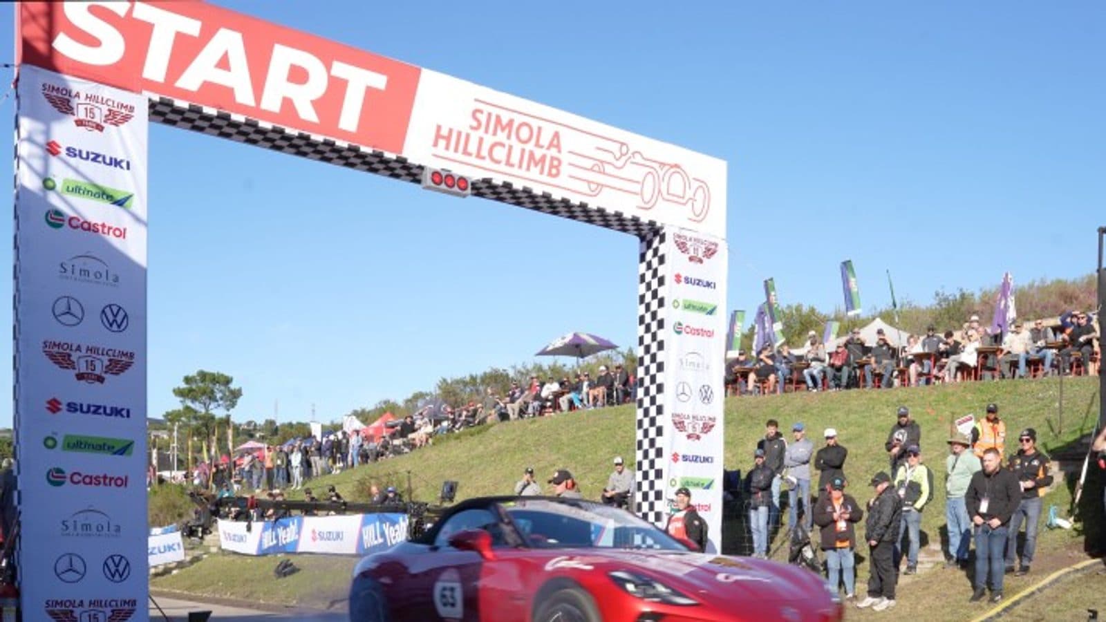 MG Cyberster Ignites Simola Hillclimb: A Bold Showcase of British Electric Performance in South Africa